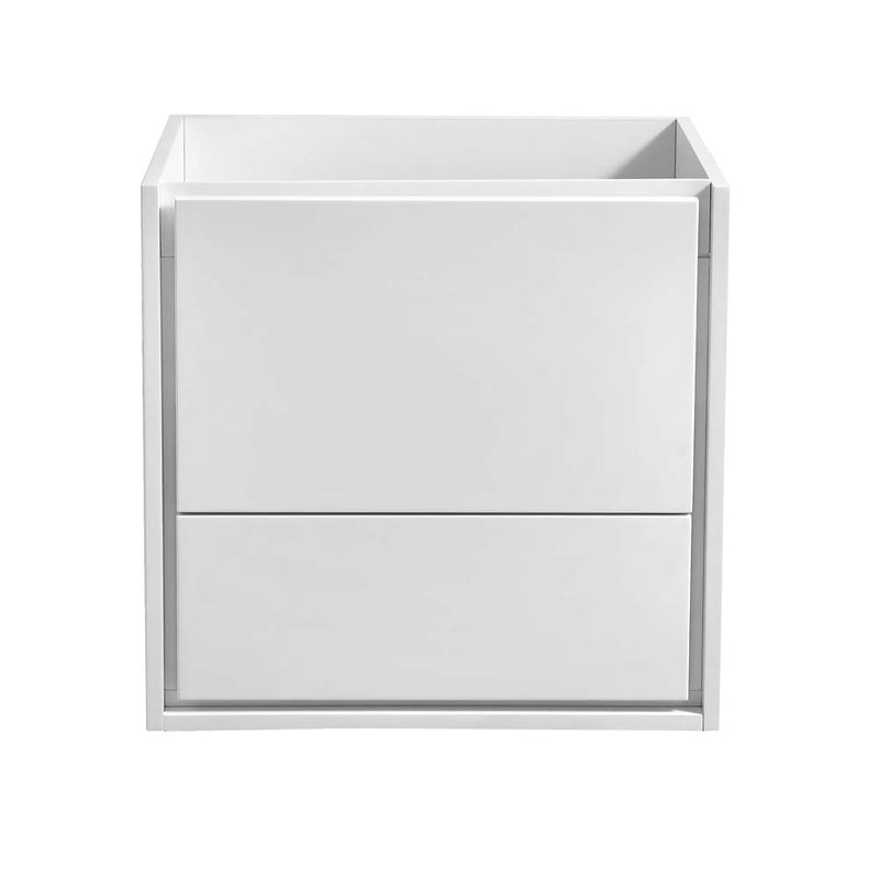 Fresca Catania 24" Glossy White Wall Hung Modern Bathroom Cabinet FCB9224WH