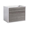 Fresca Catania 30" Glossy Ash Gray Wall Hung Modern Bathroom Cabinet FCB9230HA