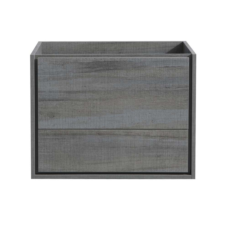 Fresca Catania 30" Ocean Gray Wall Hung Modern Bathroom Cabinet FCB9230OG