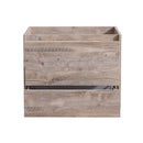 Fresca Catania 30" Rustic Natural Wood Wall Hung Modern Bathroom Cabinet FCB9230RNW