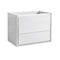 Fresca Catania 30" Glossy White Wall Hung Modern Bathroom Cabinet FCB9230WH