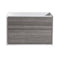 Fresca Catania 36" Glossy Ash Gray Wall Hung Modern Bathroom Cabinet FCB9236HA