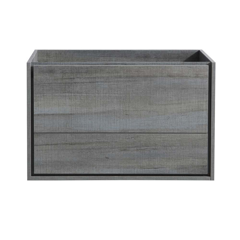 Fresca Catania 36" Ocean Gray Wall Hung Modern Bathroom Cabinet FCB9236OG