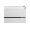 Fresca Catania 36" Glossy White Wall Hung Modern Bathroom Cabinet FCB9236WH