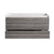 Fresca Catania 48" Glossy Ash Gray Wall Hung Double Sink Modern Bathroom Cabinet FCB9248HA-D