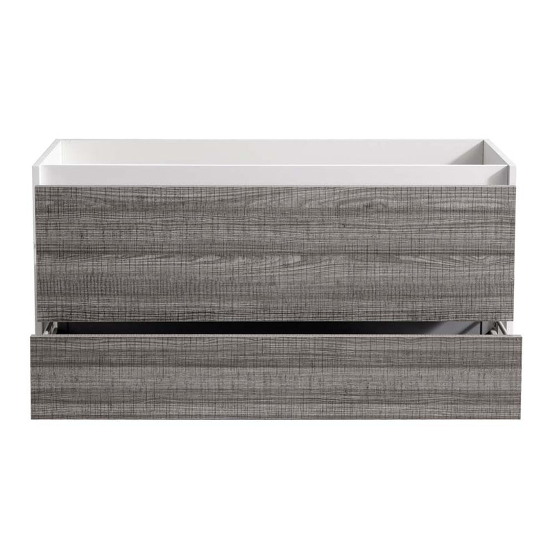 Fresca Catania 48" Glossy Ash Gray Wall Hung Modern Bathroom Cabinet FCB9248HA