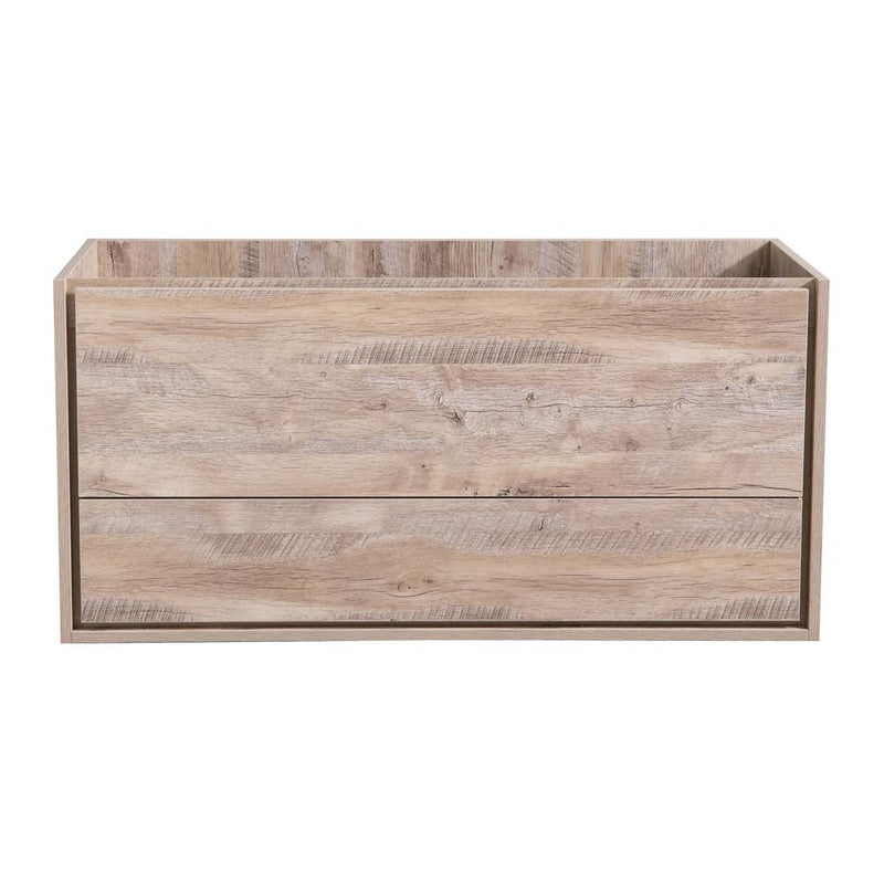 Fresca Catania 48" Rustic Natural Wood Wall Hung Modern Bathroom Cabinet FCB9248RNW