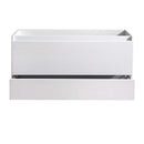 Fresca Catania 48" Glossy White Wall Hung Modern Bathroom Cabinet FCB9248WH