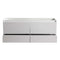 Fresca Catania 60" Glossy White Wall Hung Single Sink Modern Bathroom Cabinet FCB9260WH-S