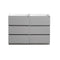 Fresca Lazzaro 48" Gray Free Standing Double Sink Modern Bathroom Cabinet FCB93-2424GR-D