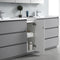 Fresca Lazzaro 72" Gray Free Standing Double Sink Modern Bathroom Cabinet with Integrated Sinks FCB93-301230GR-D-I