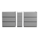 Fresca Lazzaro 72" Gray Free Standing Double Sink Modern Bathroom Cabinet FCB93-301230GR-D