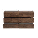 Fresca Lazzaro 60" Rosewood Free Standing Double Sink Modern Bathroom Cabinet FCB93-3030RW-D