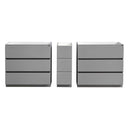 Fresca Lazzaro 84" Gray Free Standing Double Sink Modern Bathroom Cabinet FCB93-361236GR-D