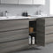 Fresca Lazzaro 84" Gray Wood Free Standing Double Sink Modern Bathroom Cabinet with Integrated Sinks FCB93-361236MGO-D-I