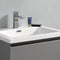 Fresca Lazzaro 24" Gray Free Standing Modern Bathroom Cabinet with Integrated Sink FCB9324GR-I