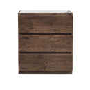 Fresca Lazzaro 30" Rosewood Free Standing Modern Bathroom Cabinet FCB9330RW