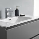 Fresca Lazzaro 36" Gray Free Standing Modern Bathroom Cabinet with Integrated Sink FCB9336GR-I