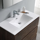 Fresca Lazzaro 36" Rosewood Free Standing Modern Bathroom Cabinet with Integrated Sink FCB9336RW-I