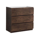 Fresca Lazzaro 36" Rosewood Free Standing Modern Bathroom Cabinet FCB9336RW