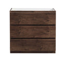 Fresca Lazzaro 36" Rosewood Free Standing Modern Bathroom Cabinet FCB9336RW