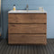 Fresca Lazzaro 42" Rosewood Free Standing Modern Bathroom Cabinet with Integrated Sink FCB9342RW-I