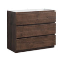 Fresca Lazzaro 42" Rosewood Free Standing Modern Bathroom Cabinet FCB9342RW