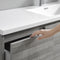 Fresca Lazzaro 60" Glossy Ash Gray Free Standing Modern Bathroom Cabinet with Integrated Single Sink FCB9360HA-S-I