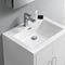 Fresca Imperia 30" Glossy White Free Standing Modern Bathroom Cabinet with Integrated Sink FCB9430WH-I