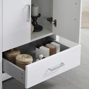 Fresca Imperia 30" Glossy White Free Standing Modern Bathroom Cabinet with Integrated Sink FCB9430WH-I