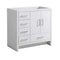 Fresca Imperia 36" Glossy White Free Standing Modern Bathroom Cabinet - Left Version FCB9436WH-L