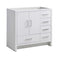 Fresca Imperia 36" Glossy White Free Standing Modern Bathroom Cabinet - Right Version FCB9436WH-R