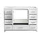 Fresca Imperia 48" Glossy White Free Standing Modern Bathroom Cabinet FCB9448WH