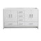 Fresca Imperia 60" Glossy White Free Standing Double Sink Modern Bathroom Cabinet FCB9460WH-D