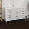 Fresca Imperia 60" Glossy White Free Standing Modern Bathroom Cabinet with Integrated Single Sink FCB9460WH-S-I