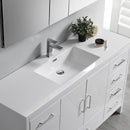 Fresca Imperia 60" Glossy White Free Standing Modern Bathroom Cabinet with Integrated Single Sink FCB9460WH-S-I