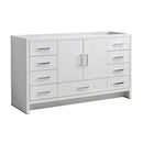 Fresca Imperia 60" Glossy White Free Standing Single Sink Modern Bathroom Cabinet FCB9460WH-S