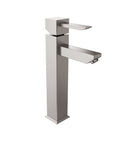 Fresca Bevera Single Hole Vessel Mount Bathroom Vanity Faucet in Brushed Nickel Finish FFT1031BN