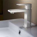 Fresca Allaro Single Hole Mount Bathroom Vanity Faucet Brushed Nickel FFT9151BN