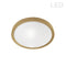 Dainolite 30W Flush Mount Aged Brass Finish FID-1630LEDFH-AGB