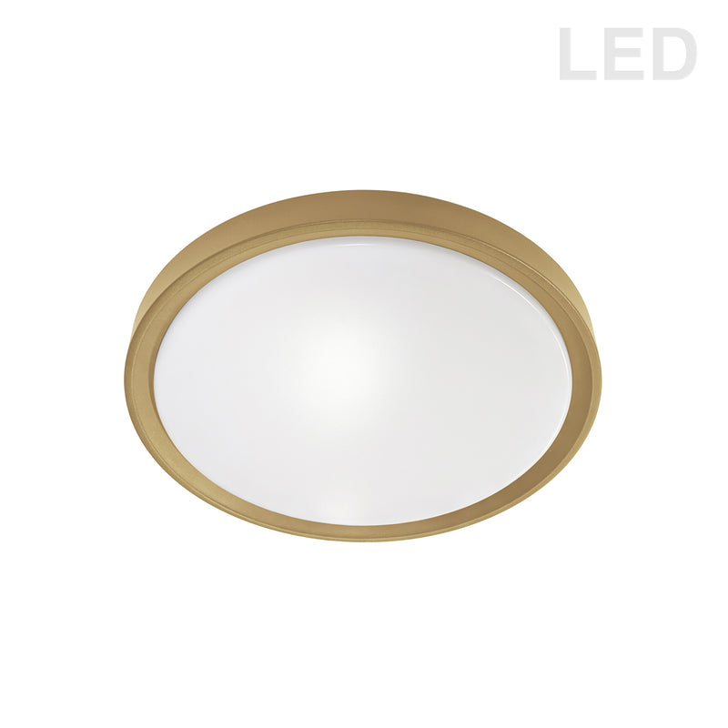 Dainolite 30W Flush Mount Aged Brass Finish FID-1630LEDFH-AGB