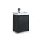 KubeBath Bliss 24" Black Free Standing Modern Bathroom Vanity FMB24-BK