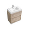 KubeBath Bliss 30" Nature Wood Free Standing Modern Bathroom Vanity FMB30-NW