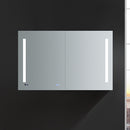 Fresca Tiempo 48" Wide x 30" Tall Bathroom Medicine Cabinet with LED Lighting and Defogger FMC014830