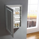 Fresca Spazio 24" Wide x 36" Tall Bathroom Medicine Cabinet with LED Lighting and Defogger FMC022436-L