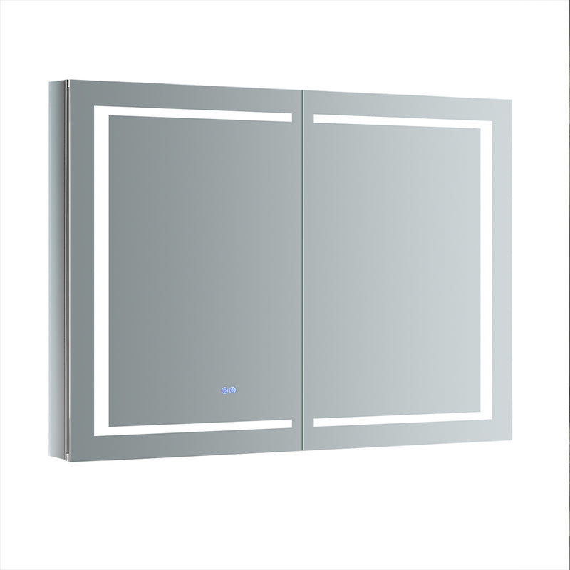 Fresca Spazio 48" Wide x 36" Tall Bathroom Medicine Cabinet w/ LED Lighting & Defogger FMC024836