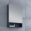 Fresca 24" Royal Blue Bathroom Medicine Cabinet with Small Bottom Shelf FMC6124RBL