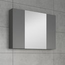 Fresca Lucera 48" Gray Wall Hung Modern Bathroom Cabinet with Top and Vessel Sink FCB6148GR-VSL-CWH-V