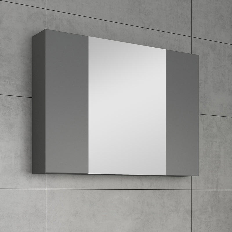 Fresca Lucera 48" Gray Wall Hung Modern Bathroom Cabinet with Top and Vessel Sink FCB6148GR-VSL-CWH-V