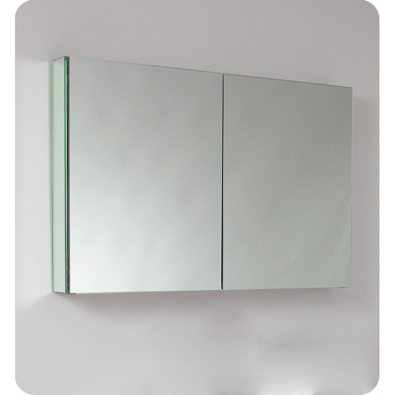 Fresca Imperia 48" Glossy White Free Standing Modern Bathroom Cabinet with Integrated Sink FCB9448WH-I